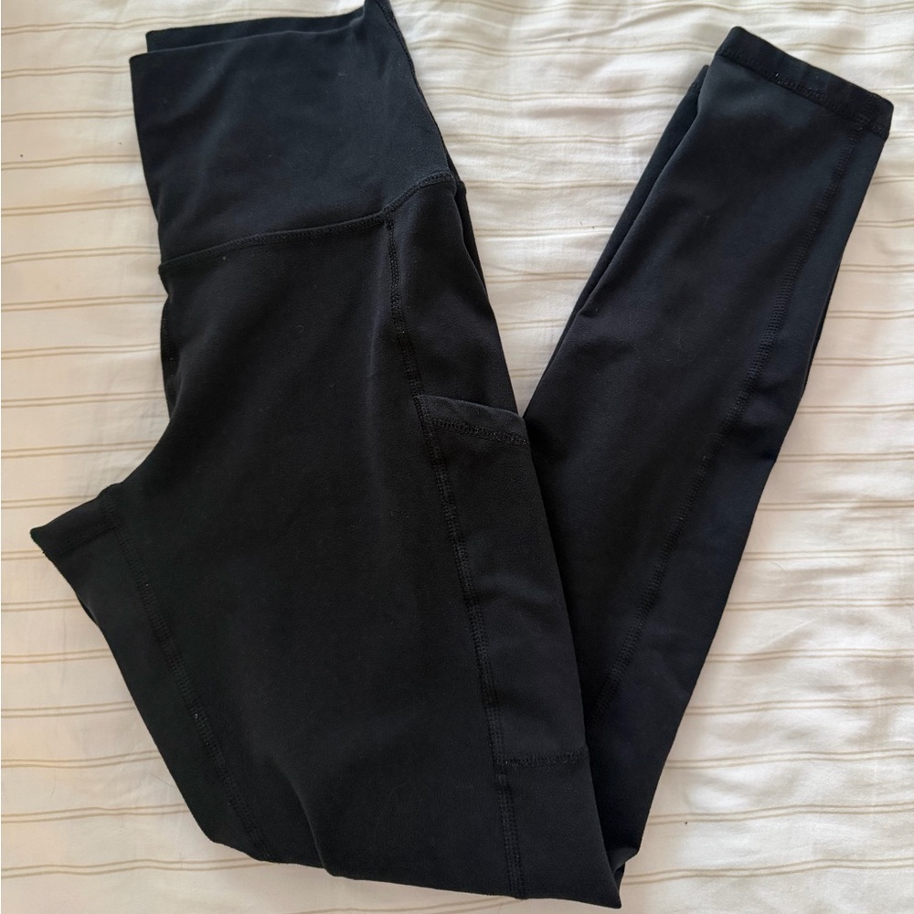 Offline by aerie the hugger high waisted pocket legging size small black
